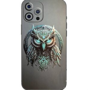Embossed Owl Mobile Skin